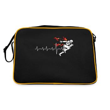 American football - Retro Bag - black/gold - Back