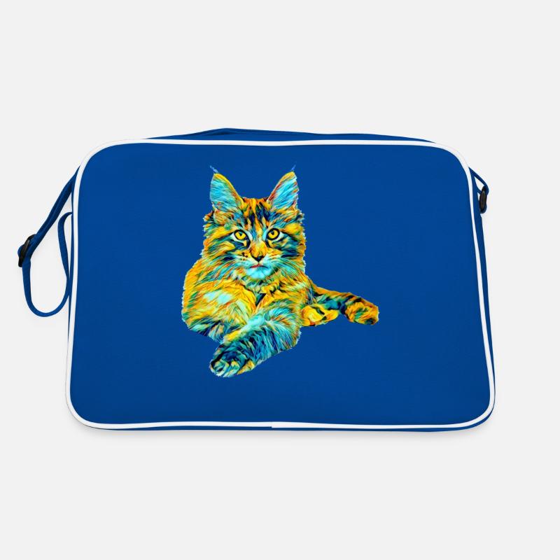 Maine Coon Retro Tasche