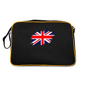 United Kingdom Union Jack Flag Flag Kingdom - Retro Bag - black/gold - Back