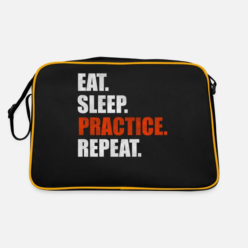 Eat Sleep Practice Repeat Retro Bag