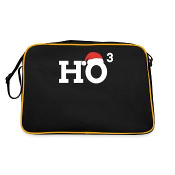 Ho Ho Ho Cubic Ho Ho 3 Ferienzeit und - Retro Tasche - Schwarz/Gold - Hinten