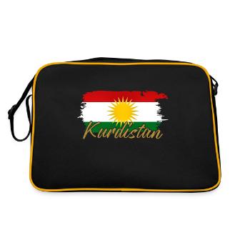 Kurdistan - Sac Retro - noir/or - Dos