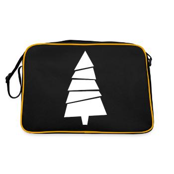 arbre de Noël - Sac Retro - noir/or - Dos