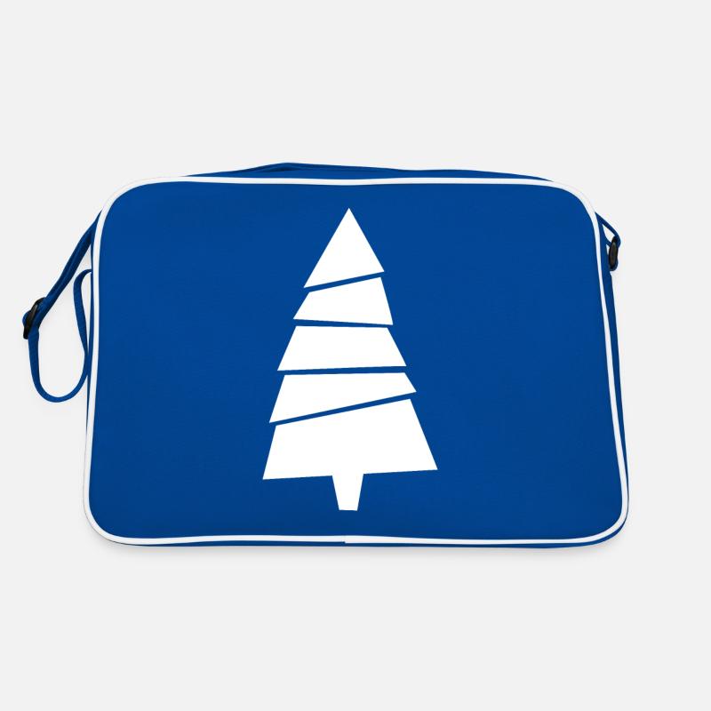 Weihnachtsbaum Retro Tasche