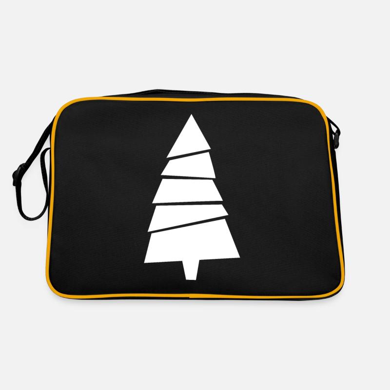 Christmas tree - Retro Bag - black/gold