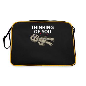 Voodoo doll - Retro Bag - black/gold - Back