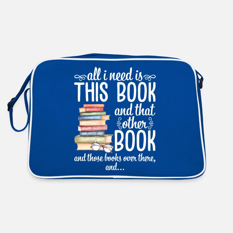 All I Need Is This Book And That Other Book Retro Tasche