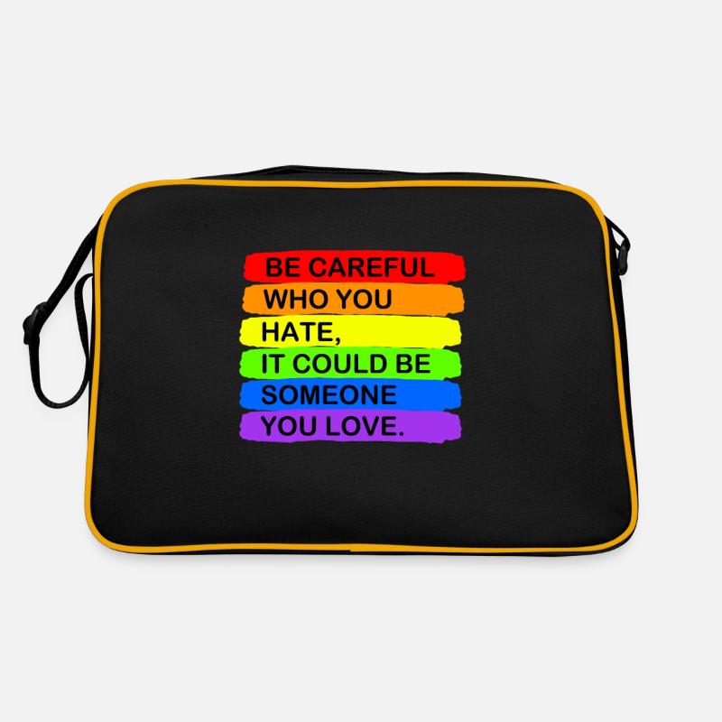 Gay Pride Geschenk Retro Tasche
