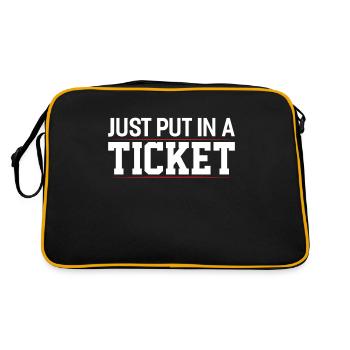 IT Computer IT Support IT Helpdesk - Retro Bag - black/gold - Back