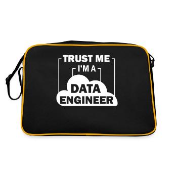 Data Engineer Data Science - Retro Bag - black/gold - Back