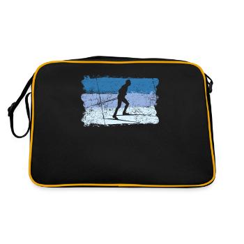 Ski ski de fond - Sac Retro - noir/or - Dos