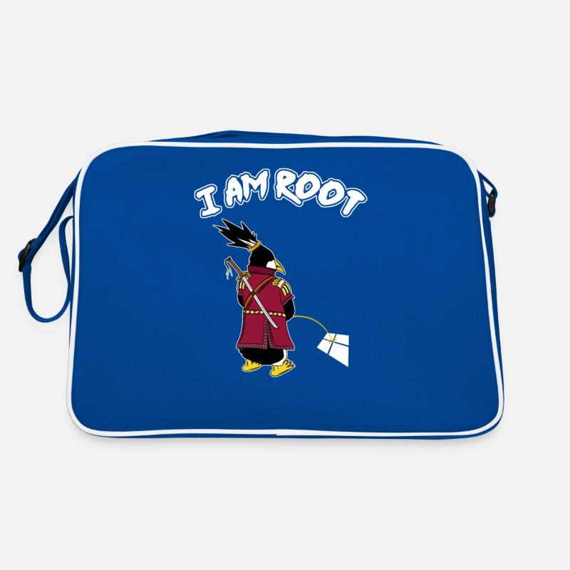 Linux Pingouin I Am Root Geeks Geeks Nerd Computer Ninja Sac Retro