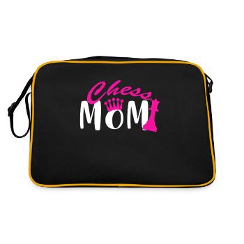 Cadeau pour un jeu d'échecs amusant et stratégique - Sac Retro - noir/or - Dos