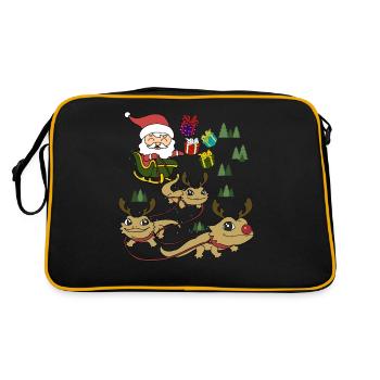 Bartagame Noël - Sac Retro - noir/or - Dos