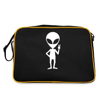 étranger - Sac Retro - noir/or - Dos