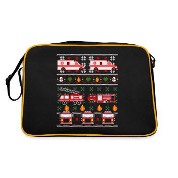 Ugly Christmas Urgence - Sac Retro - noir/or - Dos