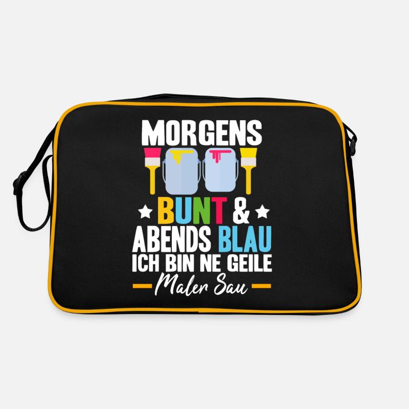 Lustig Maler Lackierer Spruch Beruf Geek Geschenke Retro Tasche