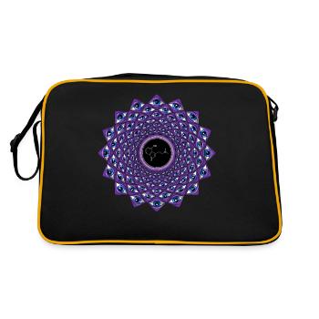 Voyage de molécule DMT psychédélique - Sac Retro - noir/or - Dos