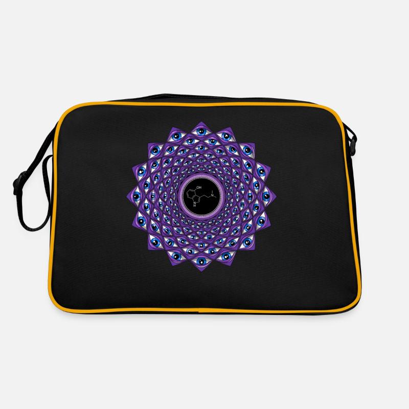Psychedelic DMT Molecule Trip Retro Bag