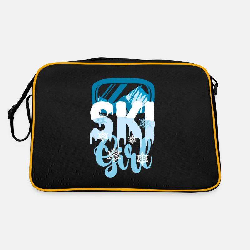 Fille de ski Sac Retro