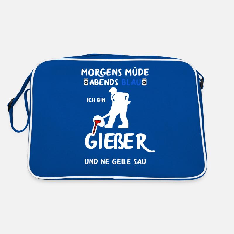 Caster Giesser Melter Foundry mechanic Retro Bag