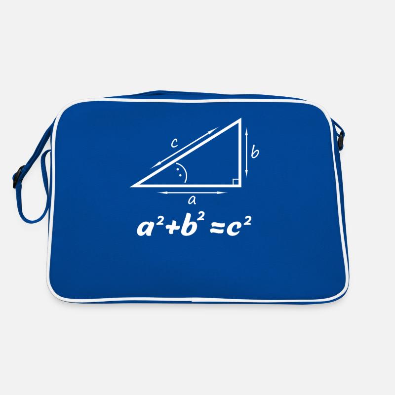 Cadeau de théorème de Pythagore pour un nerd de professeur de mathématiques Sac Retro