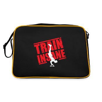 Calisthenics Geschenk - Retro Tasche - Schwarz/Gold - Hinten
