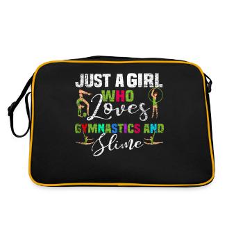 do gymnastics - Retro Bag - black/gold - Back