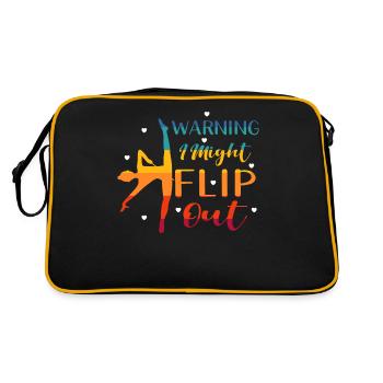 Gymnastics Artistic Gymnastics - Retro Bag - black/gold - Back