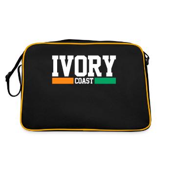 Ivory Coast - Retro Bag - black/gold - Back