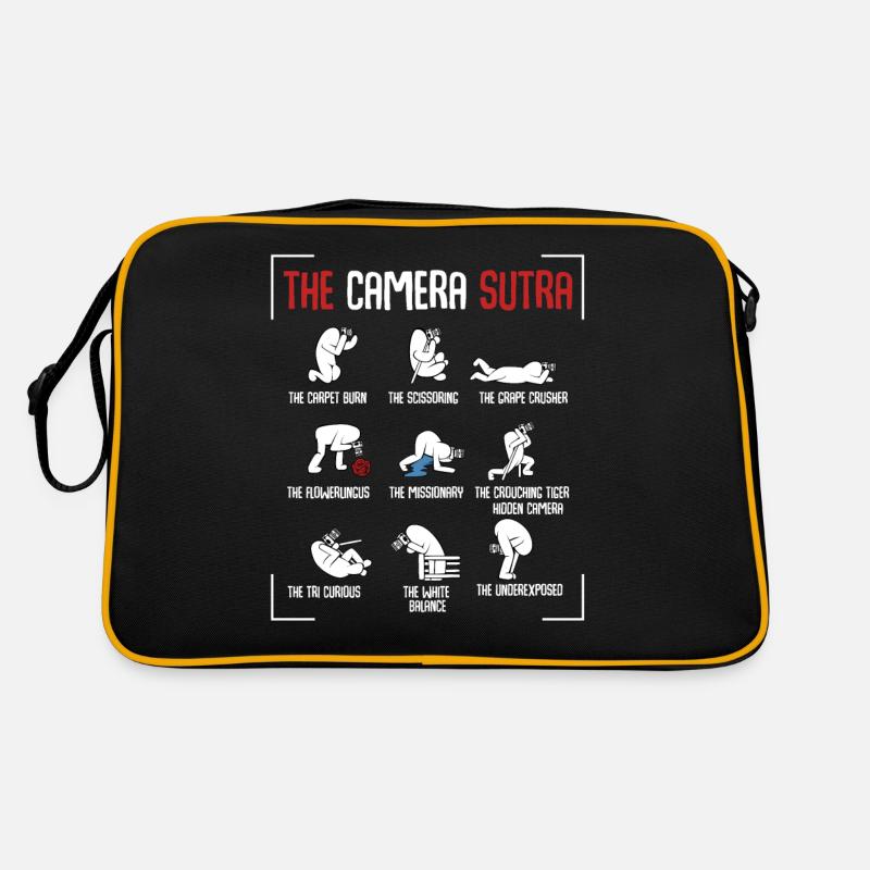 photographer - Retro Bag - black/gold