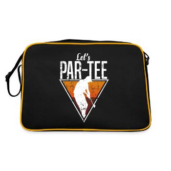 Golf golf golf golf - Sac Retro - noir/or - Dos