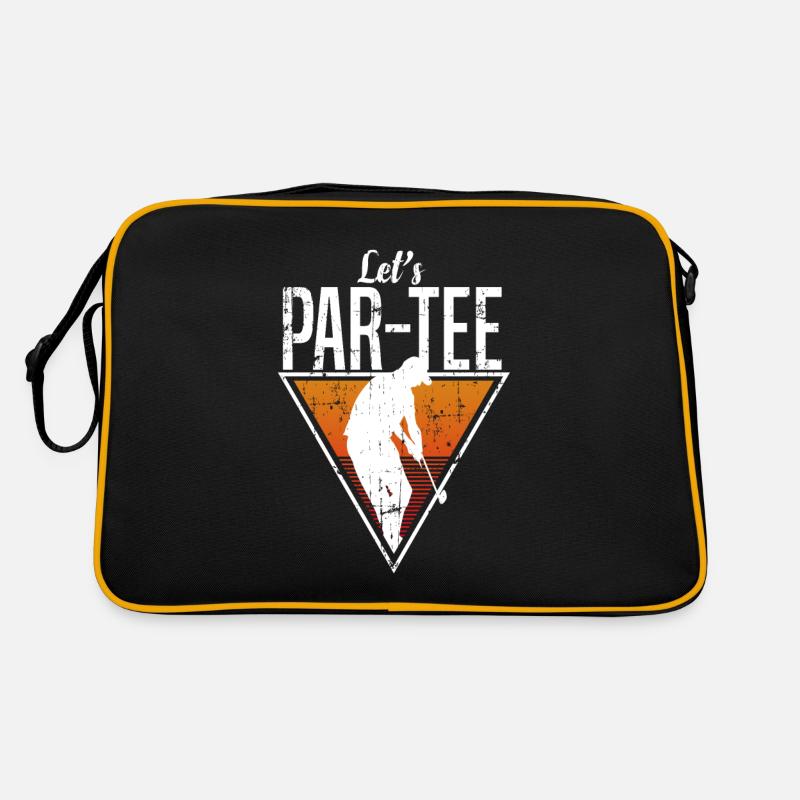 Golf Golfing Golfing - Retro Bag - black/gold