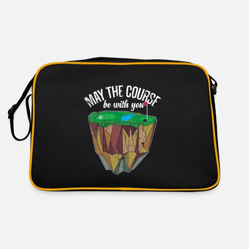 Golfplatz Golf Golfball Retro Tasche