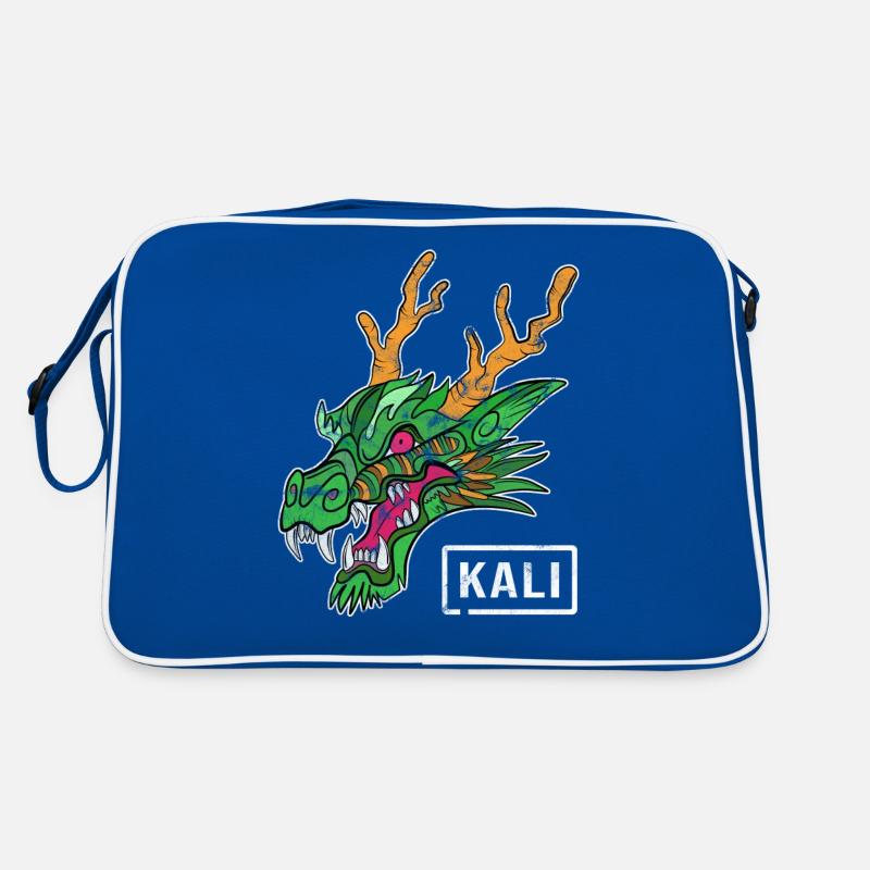 Kali Linux Computer Administrator Tux Dragon Head Retro Bag