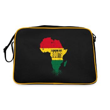 Africa - Retro Bag - black/gold - Back
