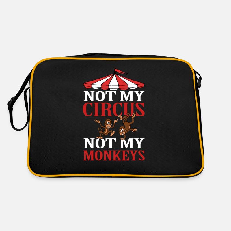 Not My Circus Not My Monkeys Retro Tasche