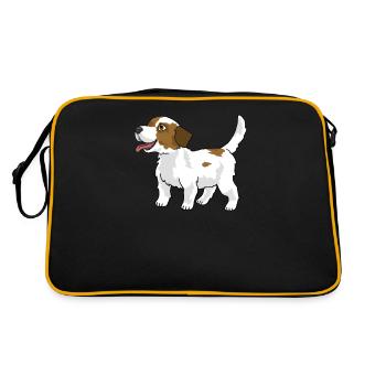 Jack Russel - Sac Retro - noir/or - Dos