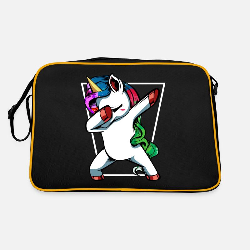 Dabbing Dab Licorne Mignon créature fabuleuse cadeau Sac Retro