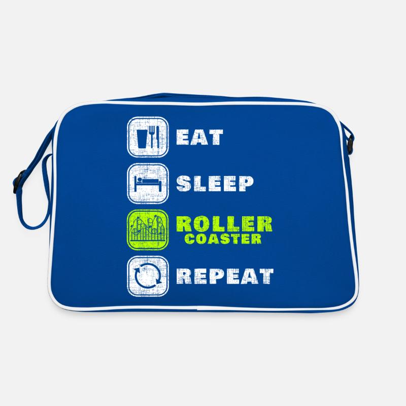 Achterbahn Retro Tasche