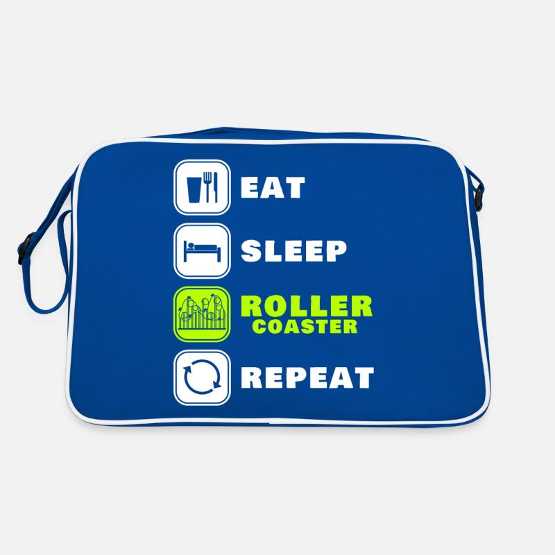 Achterbahn Retro Tasche