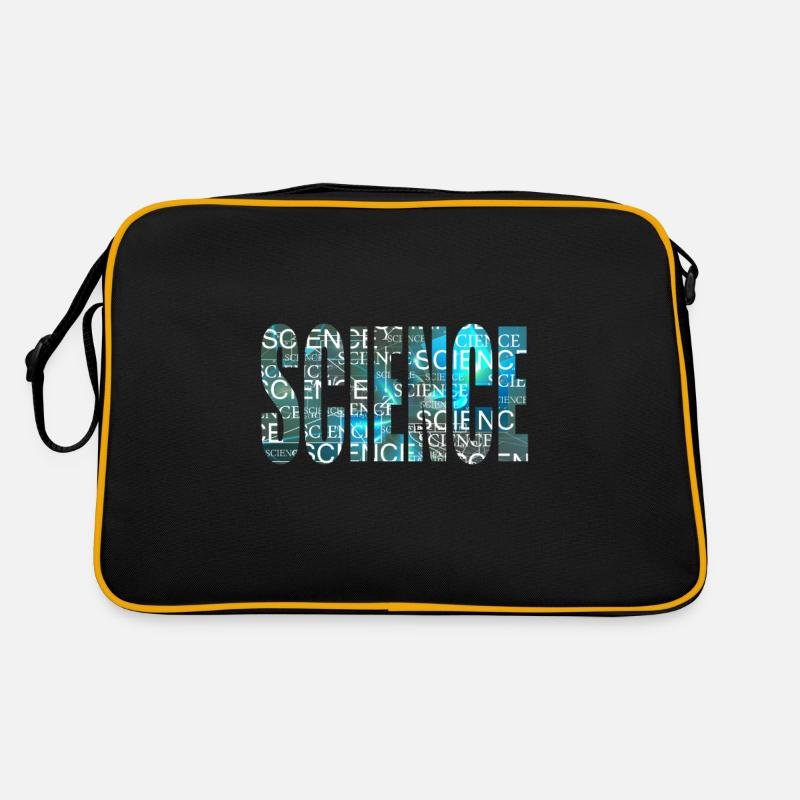 Wissenschaft wissenschaftlich science Wissen Retro Tasche