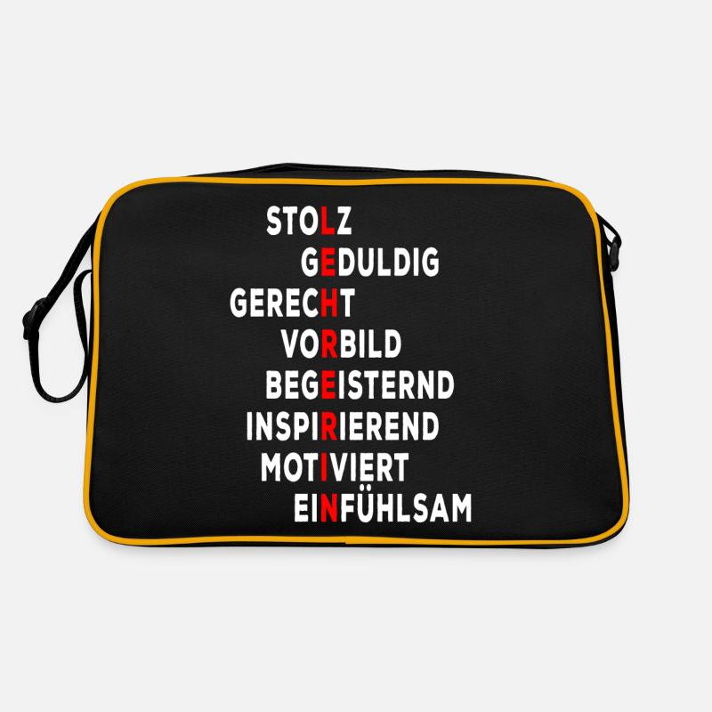 Lehrer Definition Retro Tasche