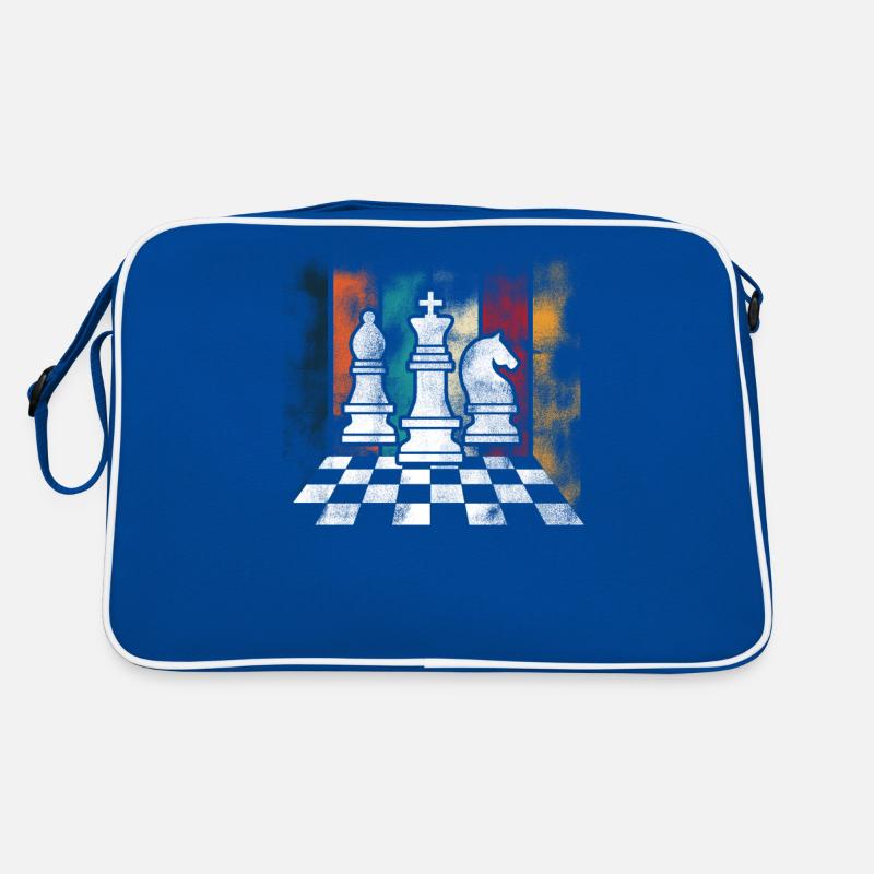 Retro Schach Chess Schachbrett Retro Tasche