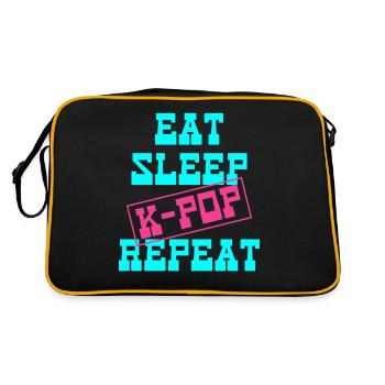 K-Pop - Retro Bag - black/gold - Back