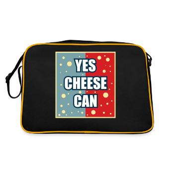 Yes Cheese Can - Retro Bag - black/gold - Back