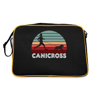 Canicross rétro - Sac Retro - noir/or - Dos