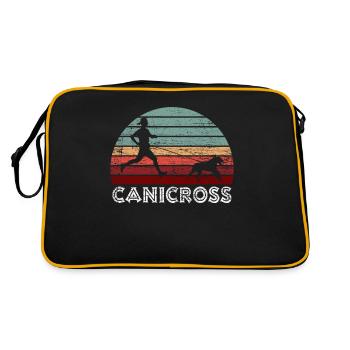 canicross - Sac Retro - noir/or - Dos