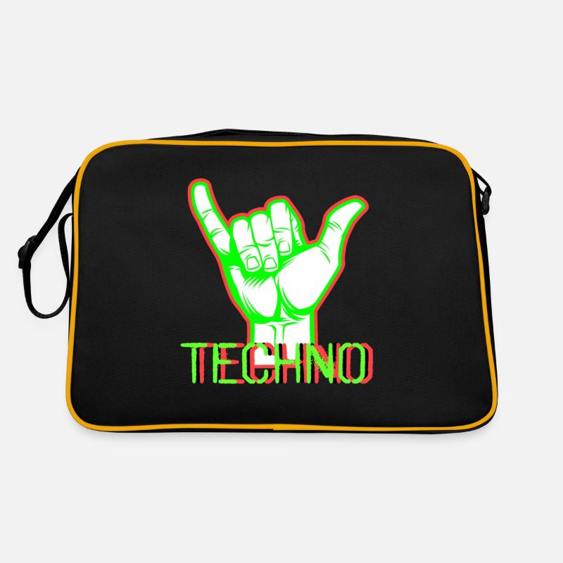 Techno Music Retro Tasche