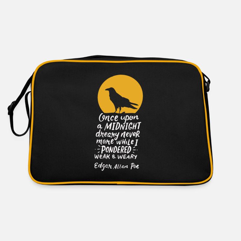 Citation d'Edgar Allan Poe Sac Retro